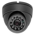 Cmple CMPLE 1271-N 700TVL 3.6 mm Dark Gray 24IR CCTV Surveillance Indoor & Outdoor Security Dome Camera 1271-N